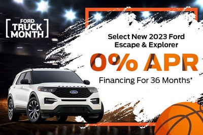 Select New 2023 Ford Escape & Explorer